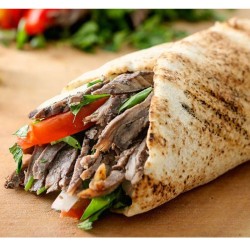 Chawarma avec Pain Libanais